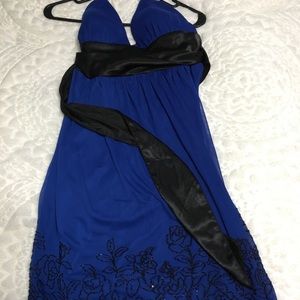 Blue party dress